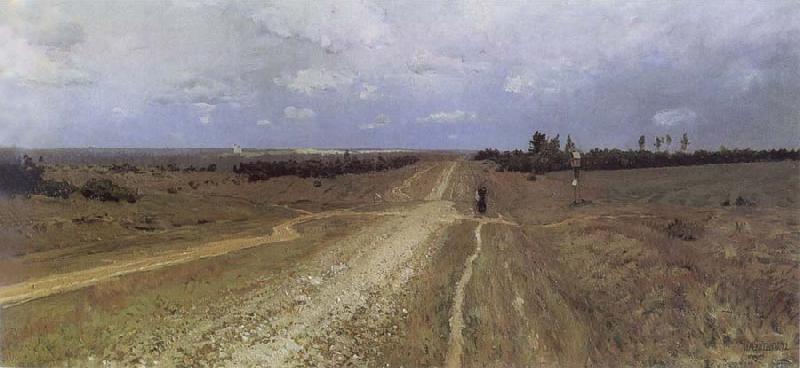 Isaac Levitan The Vladimirka Road oil painting image